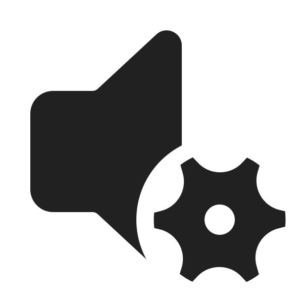 Ic Fluent Speaker Settings 20 Filled