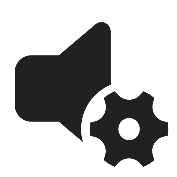 Ic Fluent Speaker Settings 24 Filled