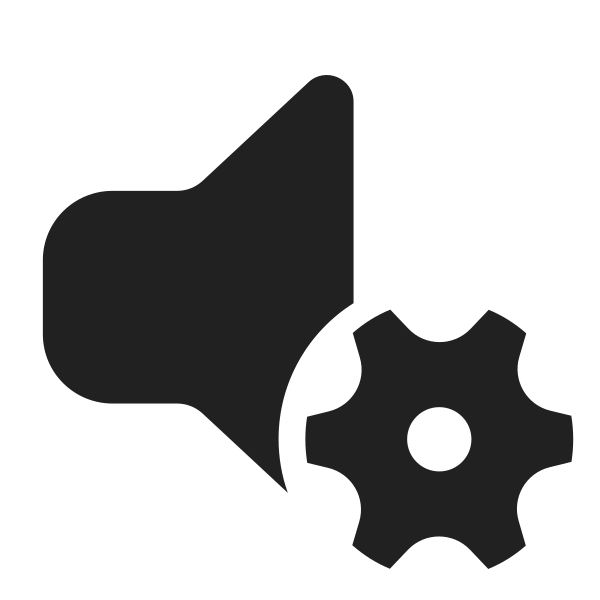 Ic Fluent Speaker Settings 28 Filled
