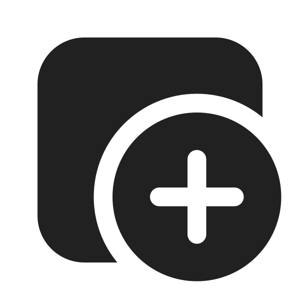 Ic Fluent Square Add 16 Filled