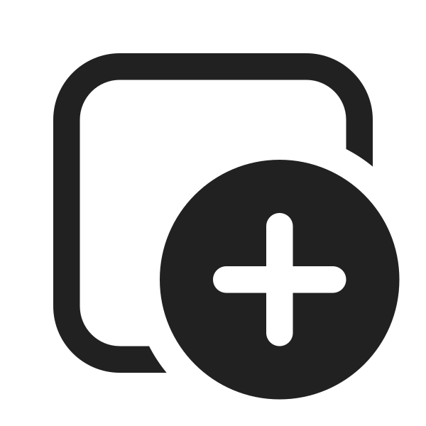 Ic Fluent Square Add 16 Regular