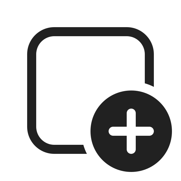 Ic Fluent Square Add 20 Regular