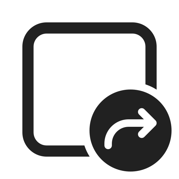 Ic Fluent Square Arrow Forward 24 Regular