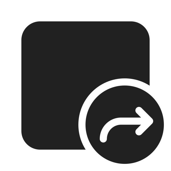 Ic Fluent Square Arrow Forward 48 Filled
