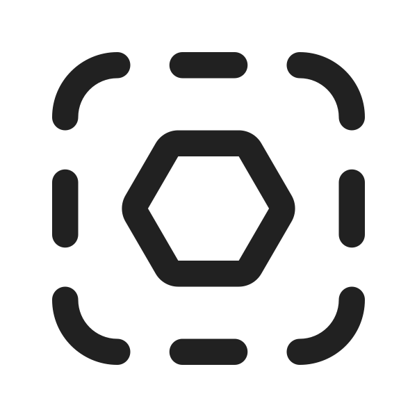 Ic Fluent Square Hint Hexagon 16 Regular