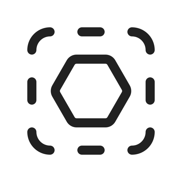 Ic Fluent Square Hint Hexagon 20 Regular