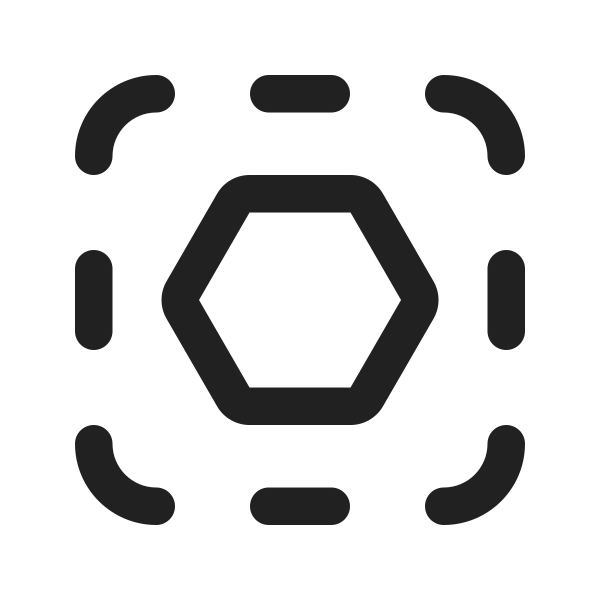 Ic Fluent Square Hint Hexagon 24 Regular