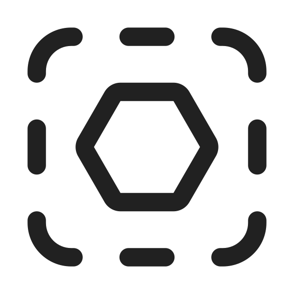 Ic Fluent Square Hint Hexagon 32 Regular
