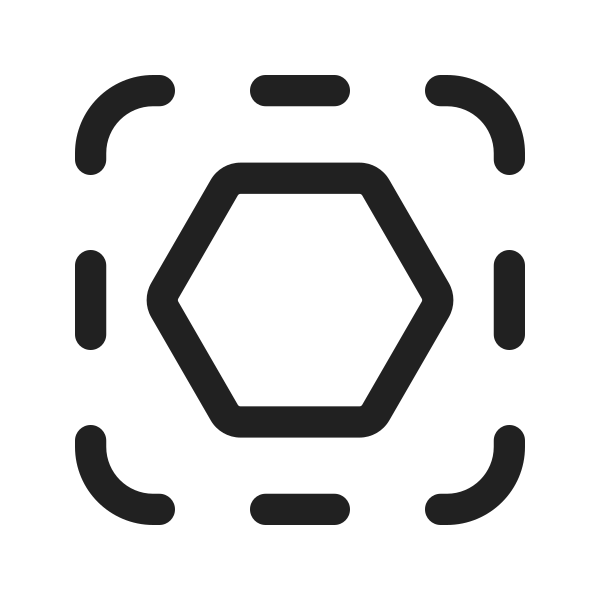 Ic Fluent Square Hint Hexagon 48 Regular