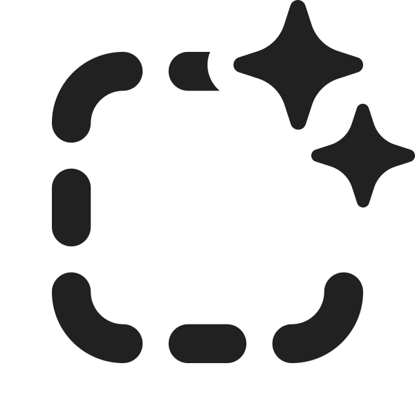 Ic Fluent Square Hint Sparkles 16 Filled