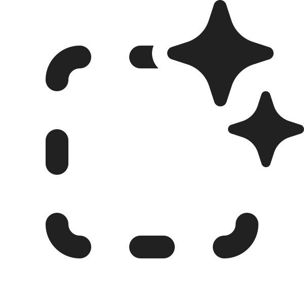 Ic Fluent Square Hint Sparkles 20 Filled