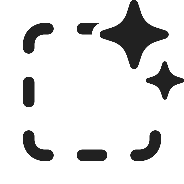 Ic Fluent Square Hint Sparkles 24 Regular