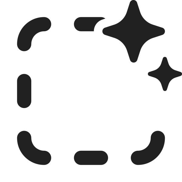 Ic Fluent Square Hint Sparkles 32 Filled
