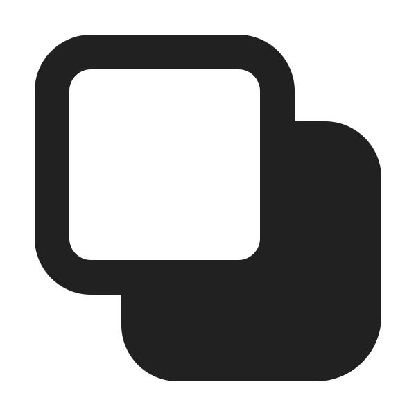 Ic Fluent Square Shadow 24 Filled