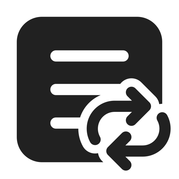 Ic Fluent Square Text Arrow Repeat All 32 Filled