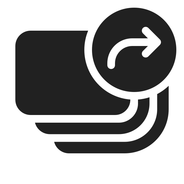 Ic Fluent Stack Arrow Forward 24 Filled