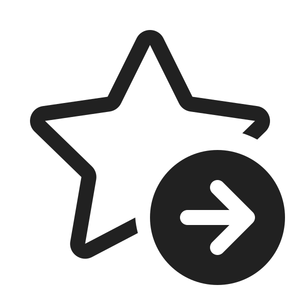 Ic Fluent Star Arrow Right End 20 Regular