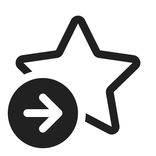 Ic Fluent Star Arrow Right Start 20 Regular