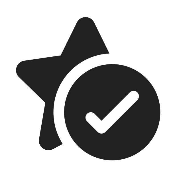 Ic Fluent Star Checkmark 16 Filled