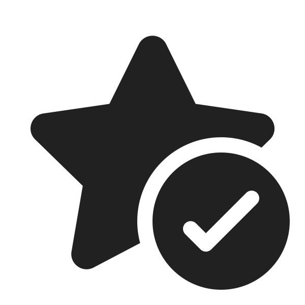 Ic Fluent Star Checkmark 20 Filled