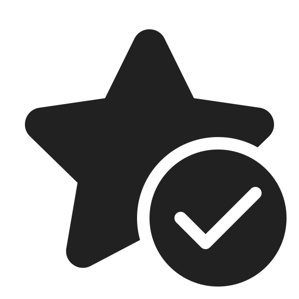 Ic Fluent Star Checkmark 24 Filled