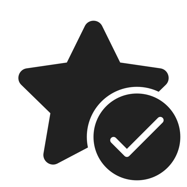 Ic Fluent Star Checkmark 28 Filled