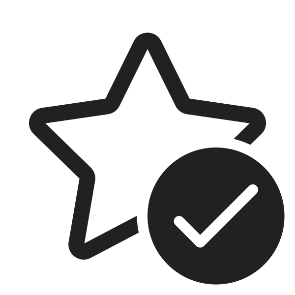 Ic Fluent Star Checkmark 28 Regular