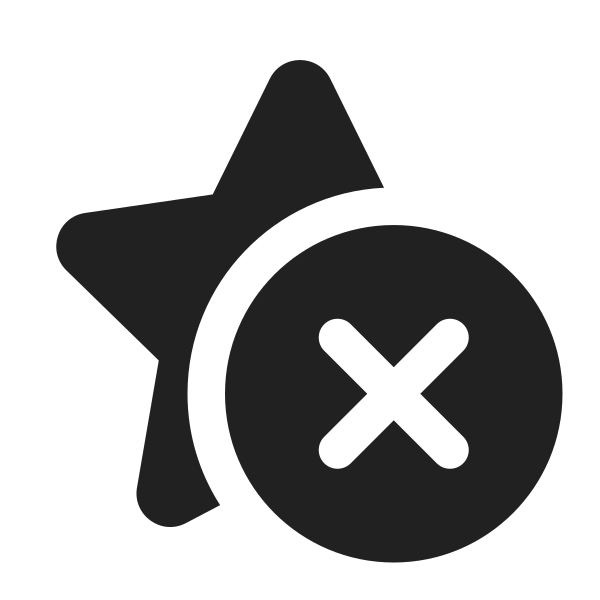 Ic Fluent Star Dismiss 16 Filled