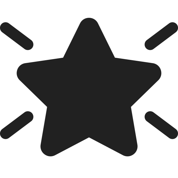 Ic Fluent Star Emphasis 16 Filled