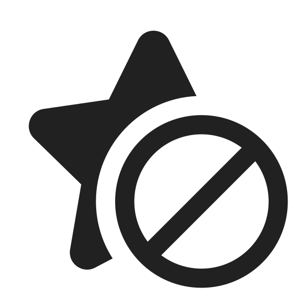 Ic Fluent Star Prohibited 16 Filled