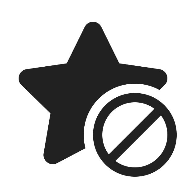 Ic Fluent Star Prohibited 20 Filled