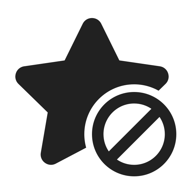 Ic Fluent Star Prohibited 24 Filled
