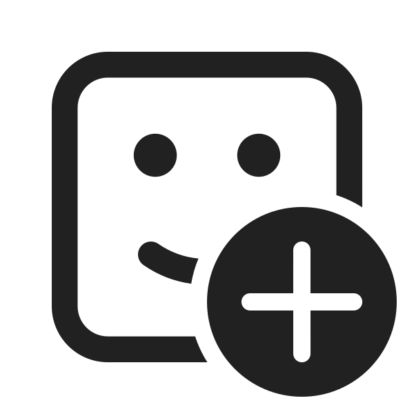 Ic Fluent Sticker Add 24 Regular