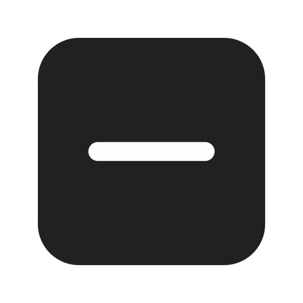 Ic Fluent Subtract Square 24 Filled