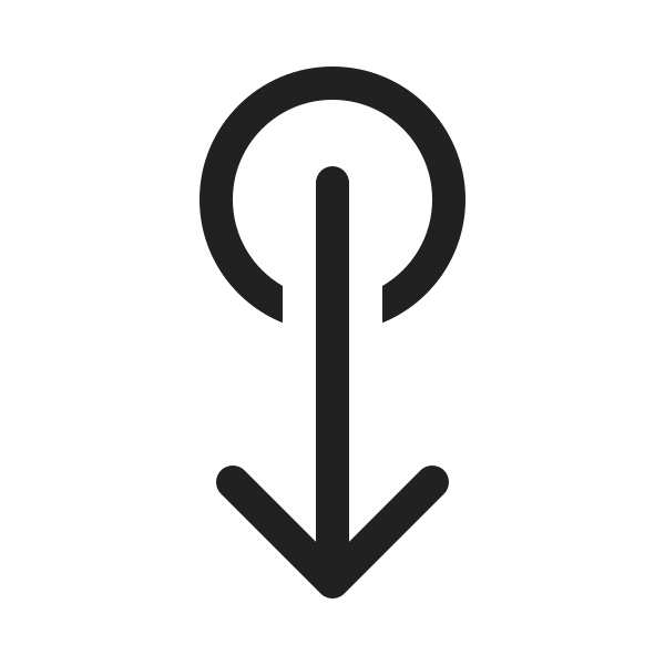 Ic Fluent Swipe Down 20 Regular