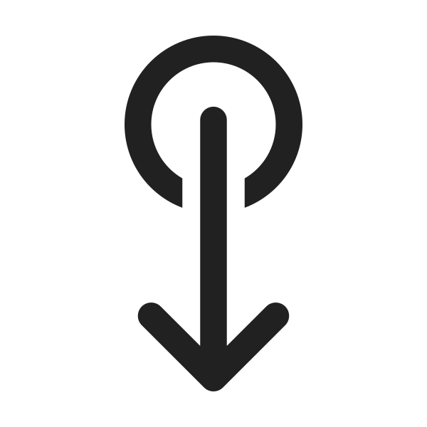 Ic Fluent Swipe Down 24 Regular