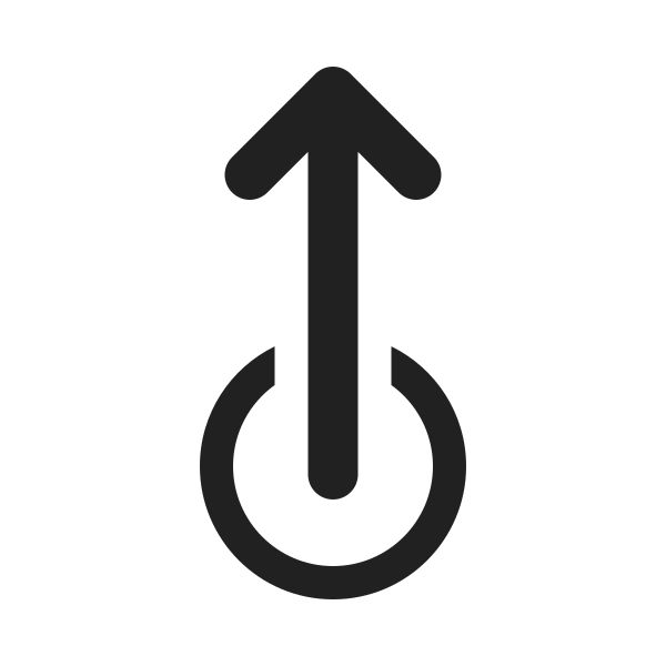 Ic Fluent Swipe Up 20 Filled