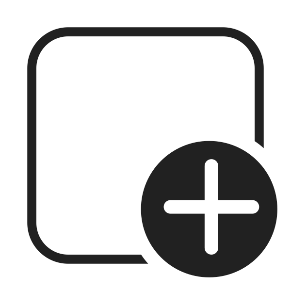Ic Fluent Tab Add 32 Light