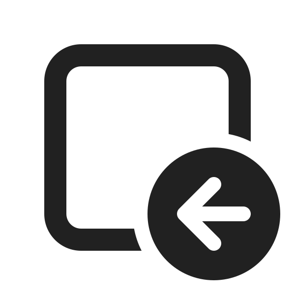 Ic Fluent Tab Arrow Left 20 Filled