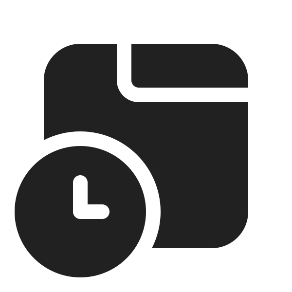 Ic Fluent Tab Desktop Clock 20 Filled
