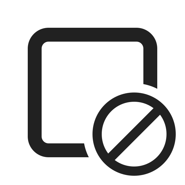 Ic Fluent Tab Prohibited 20 Filled
