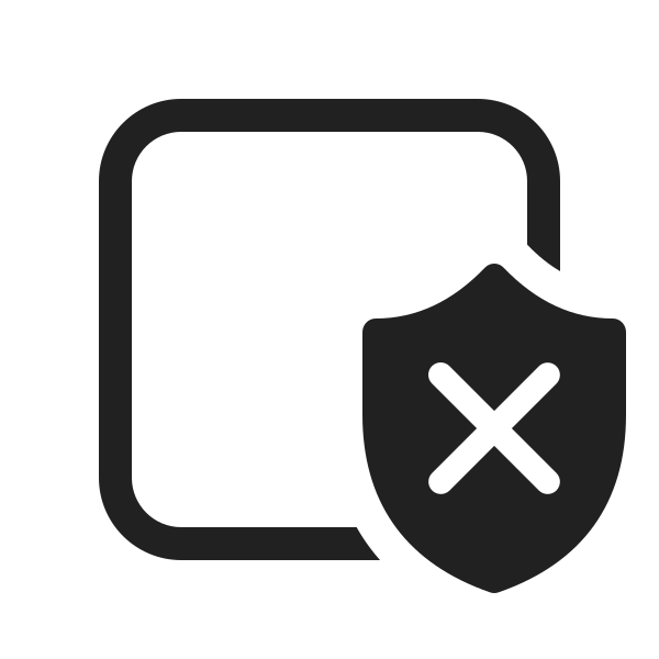 Ic Fluent Tab Shield Dismiss 20 Regular
