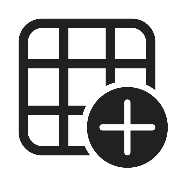 Ic Fluent Table Add 28 Regular