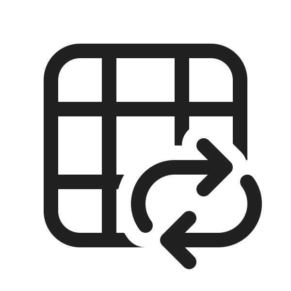Ic Fluent Table Arrow Repeat All 20 Regular