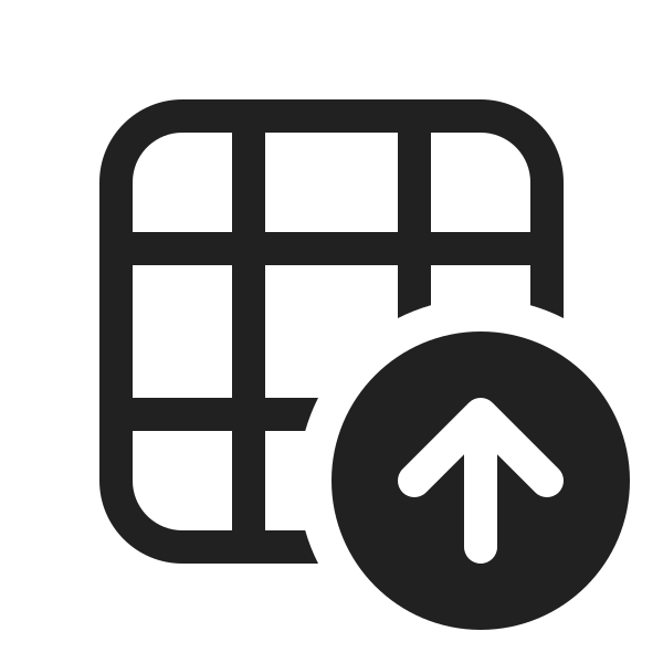 Ic Fluent Table Arrow Up 20 Regular