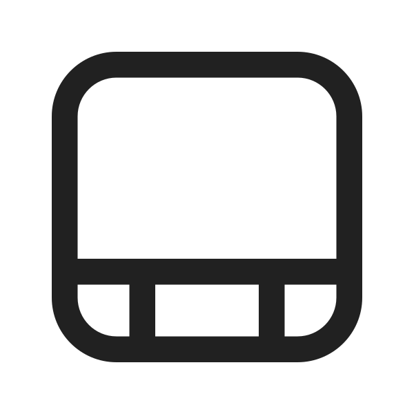 Ic Fluent Table Bottom Row 16 Regular