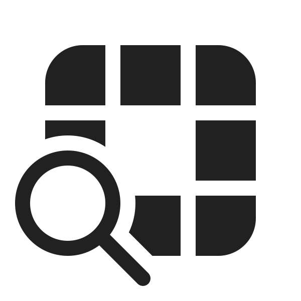 Ic Fluent Table Cell Center Search 20 Filled
