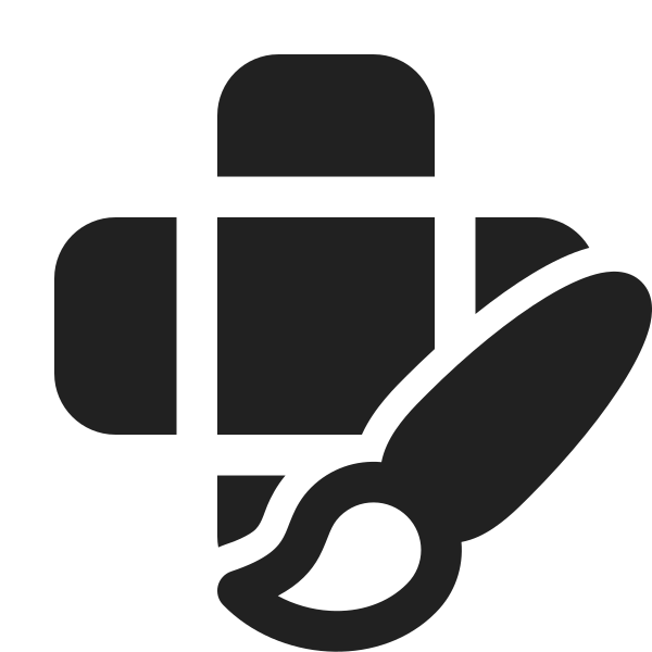 Ic Fluent Table Cell Cross Brush 24 Filled