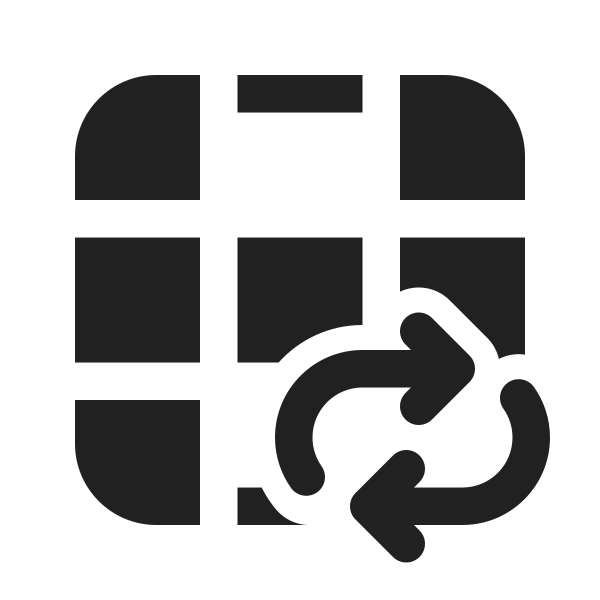 Ic Fluent Table Column Top Bottom Arrow Repeat All 24 Filled