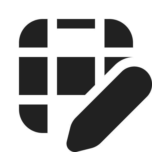 Ic Fluent Table Column Top Bottom Edit 16 Filled